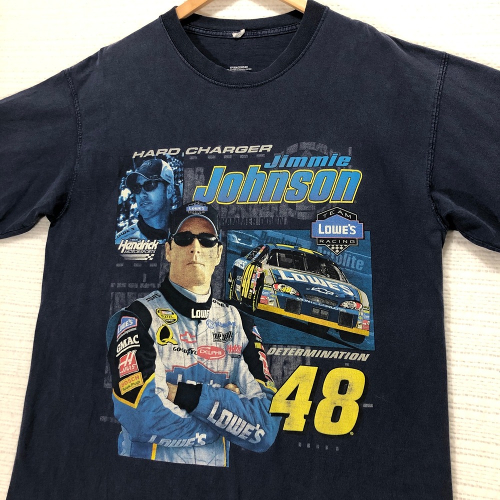Jimmie Johnson Racing Graphic Tee NASCAR VF Imagewear Size Large